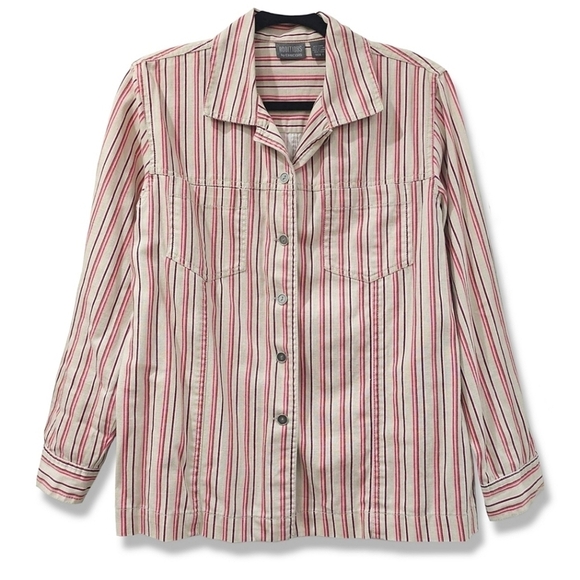 Chico's Tops - Striped Button-Up Shirt
